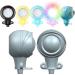 Cooo Croc Lights: RGB Color LED Rechargeable Floodlights - 2Pcs Superbright Shoe Headlights for Croc Charms, High Lumen Camping & Dog Walking Accessories - Blue - Buy Online on GoSupps.com