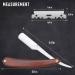 Professional Barber Straight Razor | 100 Single Edge Blades | Premium Stainless Steel Shaver for Men | Home & Salon Grooming (NO.131 - Buy Online on GoSupps.com
