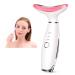 Anti Wrinkles Face Neck Massager, Vibration Facial Massager Device, with Triple Action Modes for Skin Care,Improve,Tightening,Firm and Smooth White