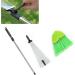 XHTLLO Retractable Leaf Rake Broom Set Stainless Steel Garden Hand Tool for Lawn Removal Adjustable Yard Cleaning Kit for Fallen Leaves - Buy Online on GoSupps.com