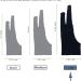 Asonen Artist Gloves for Drawing 4 Pack - Two-Fingered Graphics Tablet and Paper Sketching Gloves - Universal for Right and Left Hands - Buy Online on GoSupps.com