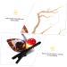 FRCOLOR 1 Pair Hairpin Glowing Antler Barrette Yule Decor Xmas Hair Accessories Luminous Hair Decorations Alligator Hair Clips Christmas Hair Clip Delicate Crocodile Skin Foam 15X5.5X2CM Colorful - Buy Online on GoSupps.com