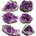 Natural Purple Amethyst Hole Quartz Druzy Home Decoration Gemstone Specimen Raw Stones and Minerals Stone Mineral Specimen - Buy Online on GoSupps.com