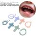 Vgeby Baby Bei ring Set - 4 Colorful Nuby Silicone Teething Rings for Infants with Tactile Training Features - Buy Online on GoSupps.com