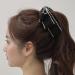 Horsetail Banana Clip Bowknot Banana Hairpin for Women Multi-Functional Hair Shaping Tool for Applying Makeup Indoors Outdoor Parties Washing Your Face Exercising Bathing Black - Buy Online on GoSupps.com
