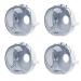 4pcs Stove Knob Covers, Baby Proof Kids Safety Oven Gas Large Universal Design Stove Knob Cap Protection Locks Pet Proofing for Child Switch Toddler Kitchen Baby Proof, Transparent