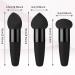 Buy Sibba 3-Piece Make-Up Sponge Set | Beauty Blender for Flawless Foundation & Concealer | Mini Angle Brush | Black - Buy Online on GoSupps.com