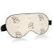 WELLDAY Sleep Mask Cow Cats Night Eye Shade Cover Soft Comfort Blindfold Blockout Light Adjustable Strap for Men Women