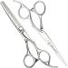 Professional Hair Cutting Scissors Thinning Shears Set - 6.5 inch Japanese Stainless Steel Razor Edge Haircut Kit - Best For Men women Kids Barber Salon