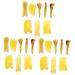 FOMIYES 24 STK scratch massage regrow regeneration uyanis masallari elasticity B.O.T.A restores acupuncture tools guasche guthaben biebar beeswax scratch board makes tiger