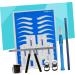 Mikinona Rings Coffee Three-point Pen Ruler Cup Eyebrow Pencil Microblading Blue Pigment Skin Dark - Buy Online on GoSupps.com