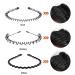 FlyfTrey Metal Hair Bands - 3 Piece Unisex Wave Black Spring Headbands for Sports & Yoga | Non-Slip Accessories for Men & Women - Buy Online on GoSupps.com