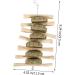 Levemolo Rabbit Biting Playthings Wooden Rabbit Chew Snack Animals Chewing Playthings - Buy Online on GoSupps.com