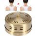 Enrilior Portable Moxa Holder - Pure Copper MOXA Burner for Moxibustion Heat Treatment | 6 Hole Moxa Box - Buy Online on GoSupps.com