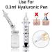 Liduzx 15-Piece Hyaluronic Acid Ampoule Set | Sterile 0.3 ml Hyaluronic Pen Syringe Consumables for Youthful Skin - Buy Online on GoSupps.com