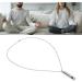 Breathing Necklace for Anxiety Relief | Calming Whistle Necklace for Meditation | Silver Wearable Jewelry - Buy Online on GoSupps.com