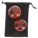 Gatuida massage tools 6 piece of health ball made of wood fitness sports ball in Chinese style hand massage devices 5x5cmx3PCs as shown x 3 pieces