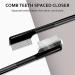 Acavado Eyelash Comb Separator - Metal Teeth Lash & Brow Mascara Brush Tool (Black) - Buy Online on GoSupps.com