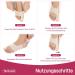 Tech Love Hallux Valgus Corrector Socks | Unisex Relief for Bunions Slipproof Heel Strap | Size M 1 Pair - Buy Online on GoSupps.com