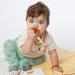 Gr npecht Organic Rubber Pacifier - BPA Free Natural Jaw-Friendly - Size 3 (18+ Months) - Brown - Buy Online on GoSupps.com