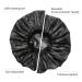 Extra Large Shower Cap for Dreadlocks - Adjustable & Reusable - Waterproof Bath Cap for Women, Girls, Braids, Long Hair (Black) | TRENDYSUPPLY - Buy Online on GoSupps.com
