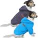 Hualisiji dogs hoodie big dog dogs sweatshirt warm and light with a soft texture easy to wear and light colors (3xl blue+gray) 3xl 2PCs blue+gray