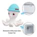 Mombella Ollie Octopus Silicone Teething Toy for 3M+ Infants - Blue - Buy Online on GoSupps.com