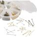 Craftdady 650pcs Mixed Color Open Eye Pins 16-30mm - Iron Head Pins for Jewelry Making, 2mm Hole, Mixed Colors - Buy Online on GoSupps.com