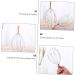Anneome 6pcs Scalp Massage Brush Set | Handheld Hair Washer Scrubber | Steel & Wood Shampoo Tools for Relaxation - Buy Online on GoSupps.com