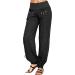 Parachute Pants Y2K Women Cargo Pants Baggy Cargoose Track Pants Streetwear Vintage Jeans Pants 90s E-Girl Streetwear Cargo Pants Y2K Sports Pants Lang 08-Schwarz L