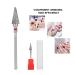 Electric Pedicure Manicure Grinding Head - Tungsten Steel Nail Drill Bits & Cuticle Accessories | Red Nail Polishing Bits for Superior Manicure - Buy Online on GoSupps.com