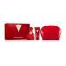 Emanuel Ungaro Diva Rouge Eau de Parfum 3 Piece Gift Set For Women - Perfume Spray 3.4 Fl. Oz. Body Lotion 3.4 Fl. Oz. & Pouch