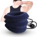 Worparsen Neck Tractor Improve Soreness Cervical Traction Inflatable Safe Convenient Elastic Royal Blue - Buy Online on GoSupps.com