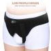Tenbon Hernia Belt - Groin Hernia Support for Men and Women - Adjustable Waist Strap with 2 Removable Compression Pads - Black - M - Buy Online on GoSupps.com