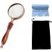 Lightweight Magnifying Glass Classical Nostalgic Retro-Style Handheld 10 Times High-Definition Metal Magnifying Glass for Reading Electronic Maintenance Lofty Ambition - Buy Online on GoSupps.com