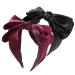 Etercycle Knotted Bow Headbands for Women  Satin Bow Knot Headbands Fashion Knot Hairband  Wide Turban Headbands Hair Band Bows Hair Accessories