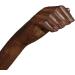 Hand-Carved Nora Back Scratcher - 50cm Curved Lime Wood Dark Stained Made in Germany | International Shipping - Buy Online on GoSupps.com