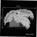 Didiseaon Bridesmaid Hair Comb Jeweled Hair Combs Rhinestone Headpiece Wedding Hair Comb Photography Props Silver Headpiece Tiara Hair Accessories Rhinestones Hair up - Buy Online on GoSupps.com