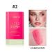 Portable Waterproof Cream Blush for Cheeks & Lips - Long-Lasting Smooth Formula - 19g (2 Red) - Buy Online on GoSupps.com