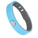 Sports energy bracelet winter bracelet for electrostatic removal negative-ion-not-tatical silicone small light silicone-negative ion bracelet (blue)