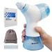 Electric Nasal Irrigation System for Nose Cleaner,One-Handed Operation Design,Upgrade for Neti Pot and Sinus Rinse Bottle,Lavage Sinus Cleaner for Adults,Includes Travel Pouch and 30 Salt Packs