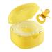 Pacifier Holder - Dustproof & Easy to Clean Container in Yellow | Keep Pacifiers Clean | Jomewory - Buy Online on GoSupps.com