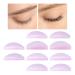 Silicone Eyelash Pads 5 Pairs Reusable Silicone Eyelash Pad Skin-Friendly Reusable Lash Lift Supplies Eye Lash Lift Tools Suits Various Eyebrows for Women