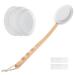 Creamify Lotion Applicator for Your Back, Lotion Applicators, Long Wooden Handle with Replaceable Brush Head, Easy Reach for Bath, Skin Cream, Tanning