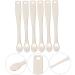 minkissy 12 Pcs Electroplating Cream Spoon Skin Care Tools Mini Spatula Moisturizer Face Cream Facial Spatula Make up Kit Skincare Products for Face Mini Spoons Scraper Zinc Alloy Pack 1 count (Pack of 1) Silverx2pcs - Buy Online on GoSupps.com