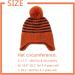 XIAOHAWANG Striped Winter Baby Beanie | Boys Girls Toddler Kids | 9-24 Months Caramel Hat - Buy Online on GoSupps.com