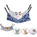 Adjustable Cat Hammock Bed - Comfortable Hanging Pet Hammock for Cats, Small Dogs, Rabbits & Small Animals (Blue) - Buy Online on GoSupps.com