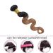 Sego Brazilian Human Hair Bundles | 100% Virgin Body Wave Weave - Natural Black & Chestnut Brown 16 Extensions - Buy Online on GoSupps.com