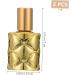 Mikinona 2pcs Perfume Bottle Essential Oil Storage Bottles Aromatherapy Roller Bottle Metal Roller Ball Tube Perfume Mini Refillable Bottles Empty Bottle Travel Portable Glass - Buy Online on GoSupps.com