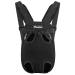 Pawaboo Pet Carrier Backpack, Adjustable Pet Front Cat Dog Carrier Backpack Travel Bag, Legs Out, Easy-Fit for Traveling Hiking Camping for Small Medium Dogs Cats Puppies Medium (Pack of 1) A-Black